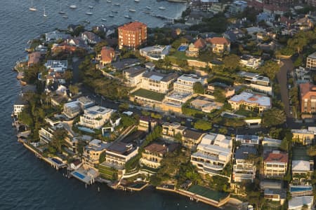 Aerial Image of POINT PIPER DUSK