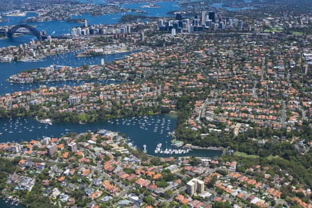 Aerial Image of MOSMAN TO SYDNEY CBD