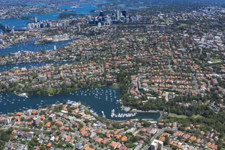 Aerial Image of MOSMAN TO SYDNEY CBD