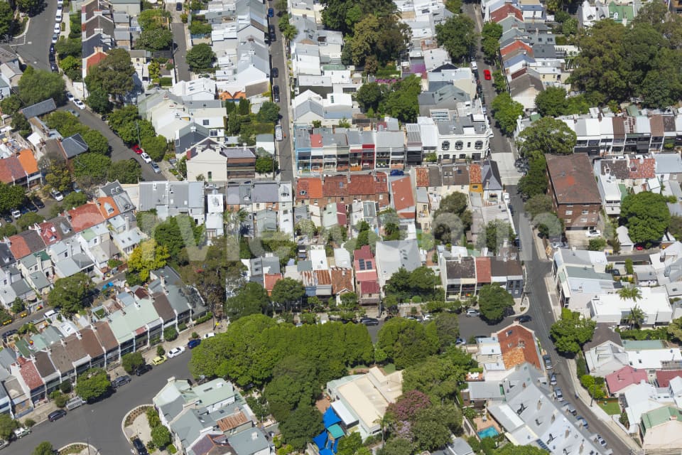 Aerial Image of Terrace Houses