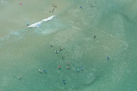 Aerial Image of BONDI BEACH SURFING SERIES AND BEACH BATHERS