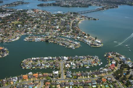 Aerial Image of SYLVANIA AND SYLVANIA WATERS