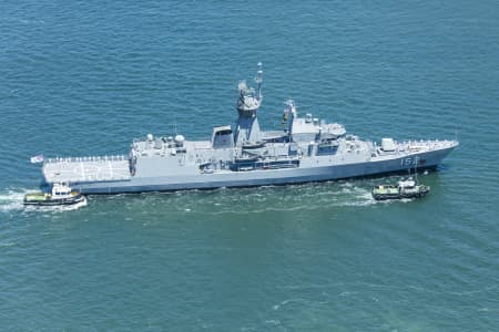 Aerial Image of NAVY SHIP SYDNEY HARBOUR