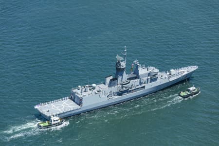 Aerial Image of NAVY SHIP SYDNEY HARBOUR
