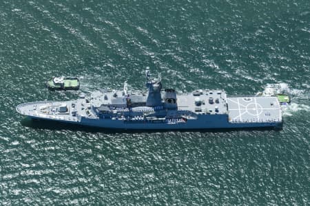 Aerial Image of NAVY SHIP SYDNEY HARBOUR