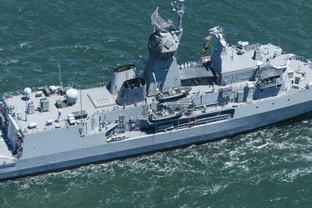 Aerial Image of NAVY SHIP SYDNEY HARBOUR