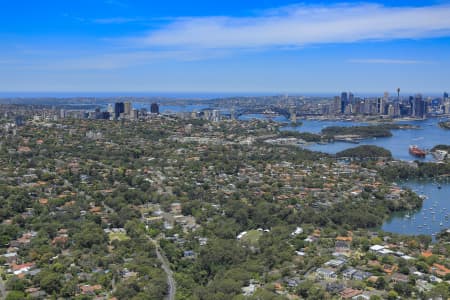 Aerial Image of GREENWICH TO SYDNEY CBD