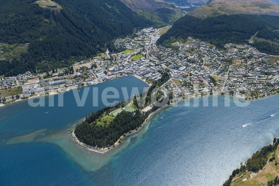 Aerial Image of Queenstown And Frankton