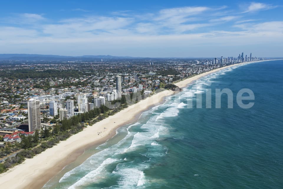 Aerial Image of Burleigh Heads