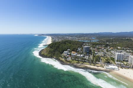 Aerial Image of BURLEIGH HEADS