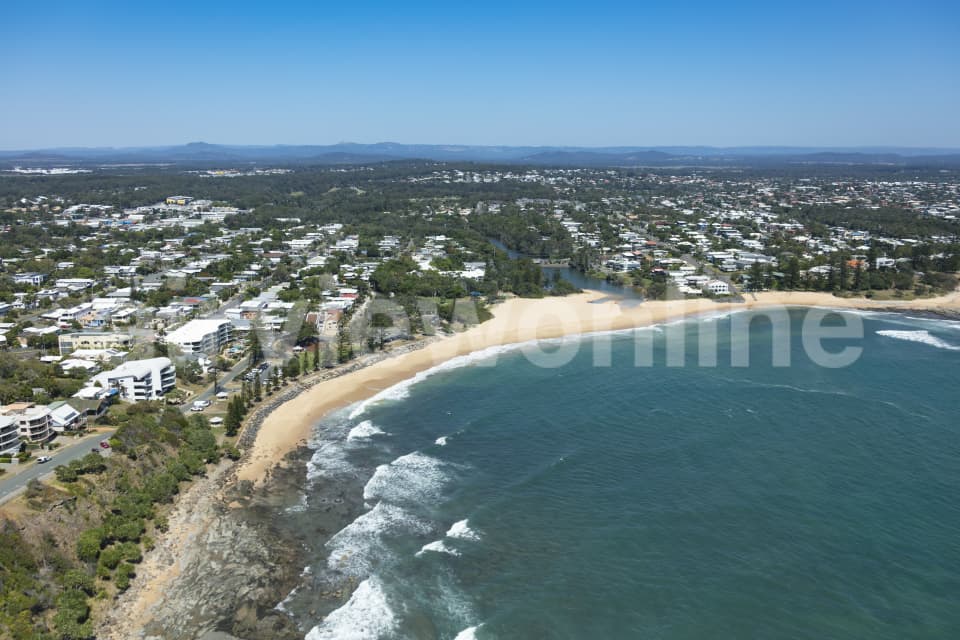 Aerial Image of Moffat Beach, Sunshine Coast Queensland