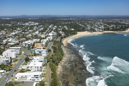 Aerial Image of MOFFAT BEACH, SUNSHINE COAST QUEENSLAND