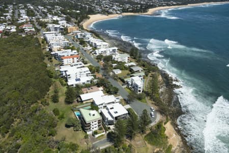 Aerial Image of MOFFAT BEACH, SUNSHINE COAST QUEENSLAND