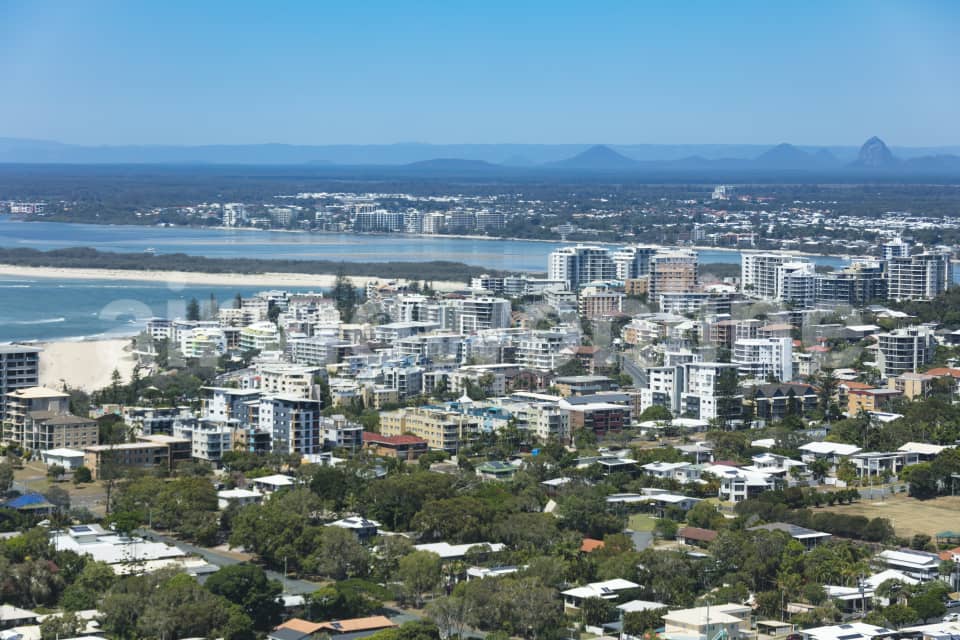 Aerial Image of Shelly Beach, Sunshine Coast Queensland