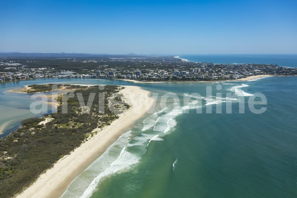 Aerial Image of Golden Beach Caloundra