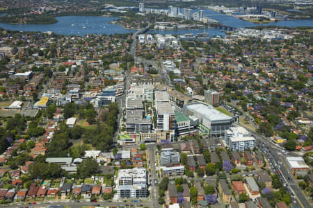 Aerial Image of TOP RYDE SHOPPING CENTRE AND SURROUNDS