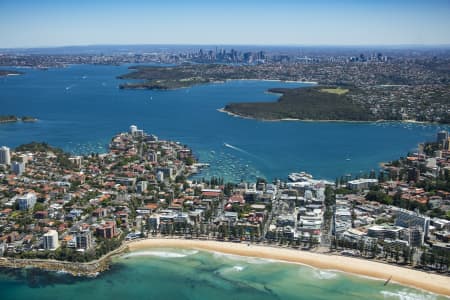 Aerial Image of MANLY BEACH