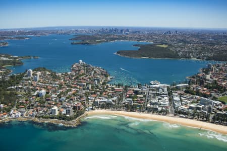 Aerial Image of MANLY BEACH