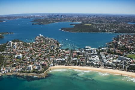 Aerial Image of MANLY BEACH