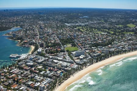 Aerial Image of MANLY BEACH