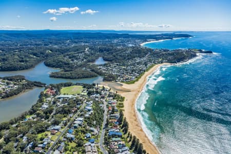 Aerial Image of AVOCA BEACH