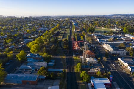 Aerial Image of ORANGE SUNRISE AND EARLY MORNING