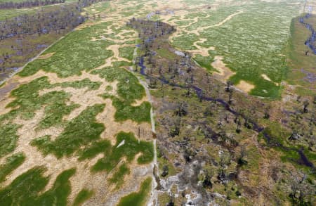 Aerial Image of MACQUARIE MARSHES IN FLOOD