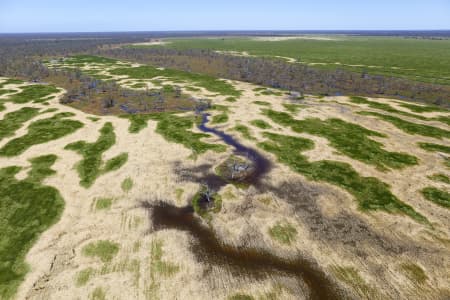 Aerial Image of MACQUARIE MARSHES IN FLOOD