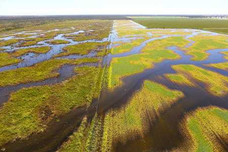 Aerial Image of MACQUARIE MARSHES IN FLOOD