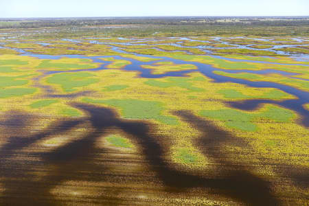 Aerial Image of MACQUARIE MARSHES IN FLOOD