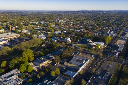 Aerial Image of ORANGE SUNRISE AND EARLY MORNING