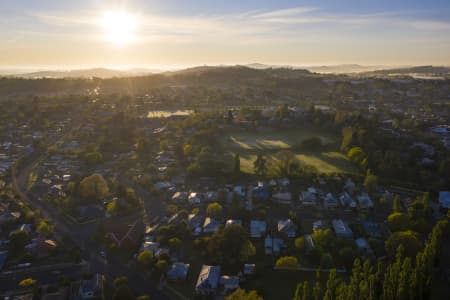 Aerial Image of ORANGE SUNRISE AND EARLY MORNING