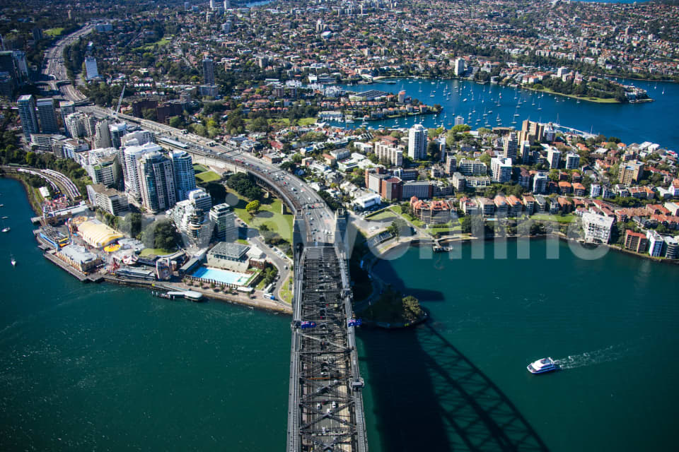 Aerial Image of North Sydney & Milsons Point