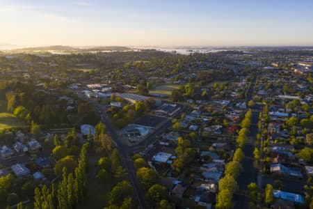 Aerial Image of ORANGE SUNRISE AND EARLY MORNING