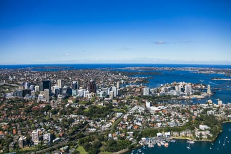 Aerial Image of NORTH SYDNEY & MILSONS POINT