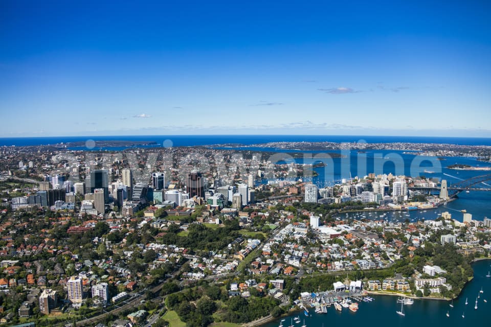 Aerial Image of North Sydney & Milsons Point