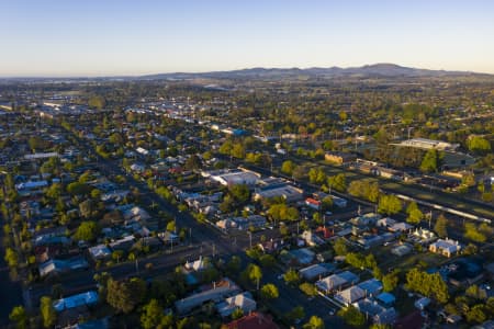 Aerial Image of ORANGE SUNRISE AND EARLY MORNING
