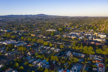 Aerial Image of ORANGE SUNRISE AND EARLY MORNING