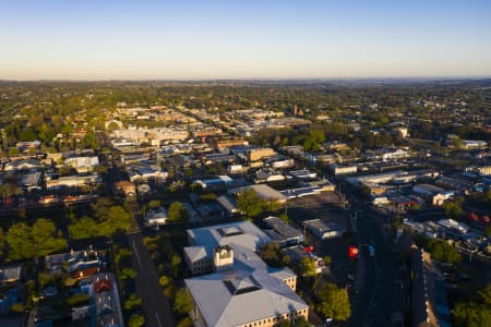 Aerial Image of ORANGE SUNRISE AND EARLY MORNING