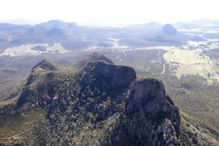 Aerial Image of BUNGALDIE, WARRUMBUNGLES NATIONAL PARK, COONABARABRAN