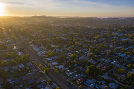 Aerial Image of ORANGE SUNRISE AND EARLY MORNING
