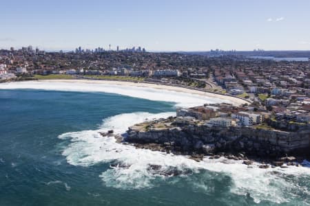 Aerial Image of BONDI BEACH IN WINTER