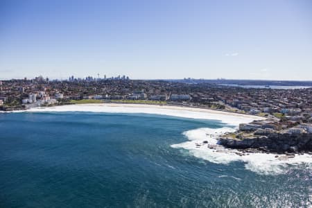 Aerial Image of BONDI BEACH IN WINTER