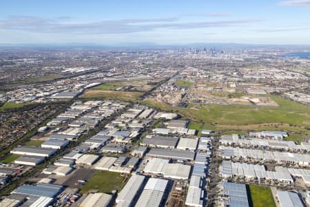 Aerial Image of STREZLECKI AVENUE, SUNSHINE WEST