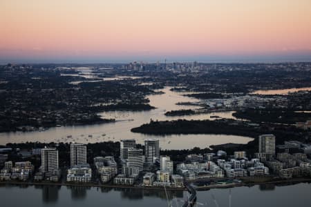 Aerial Image of RHODES DUSK