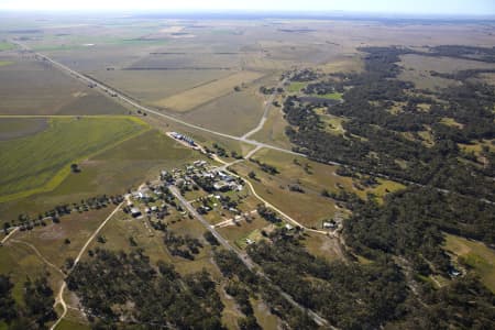 Aerial Image of MORUNDAH, FEDERATION HIGHWAY AND NEWELL HIGHWAY