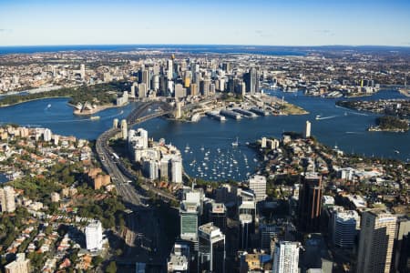 Aerial Image of NORTH SYDNEY