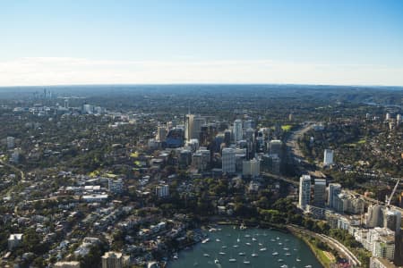 Aerial Image of NORTH SYDNEY TO CHATSWOOD