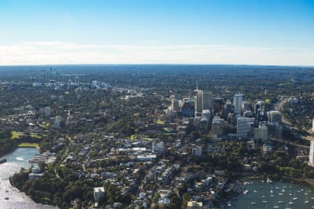 Aerial Image of NORTH SYDNEY TO CHATSWOOD