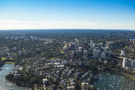 Aerial Image of NORTH SYDNEY TO CHATSWOOD